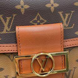 مملوكة مسبقًا حقيبة ميني لوي فيتون دوفين نوار قماش مونوغرام مونوغرام ريفيرس