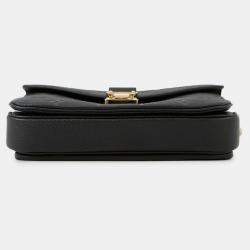 مملوكة مسبقًا Louis Vuitton Pochette Metis Ew Noir Monogram Empreinte Leather