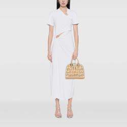 مملوكة مسبقًا حقيبة لوي فيتون شتيفن سبرواس غرافيتي ألمين بيضاء متوسطة MM