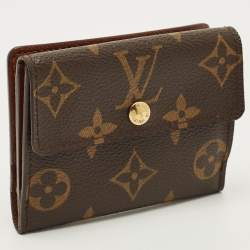 Pre Owned Louis Vuitton Monogram Canvas Flap Card Holder