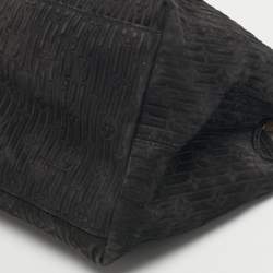مملوكة مسبقًا Louis Vuitton Whisper PM Black Monogram Kohl Suede Bag