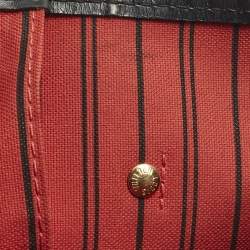 Pre Owned Louis Vuitton World Tour Neverfull MM NM Black Monogram Canvas Bag