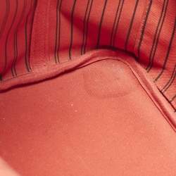 Pre Owned Louis Vuitton World Tour Neverfull MM NM Black Monogram Canvas Bag