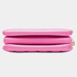 Pre Owned حقيبة لويس فيتون "كوسان بي إم" جلد الغنم منقوشة بمونوغرام ثنائي اللون وردي