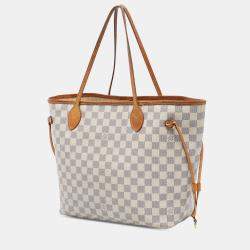 Pre Owned حقيبة لوي فيتون دامير أزور بيضاء نيفرفل متوسطة الحجم