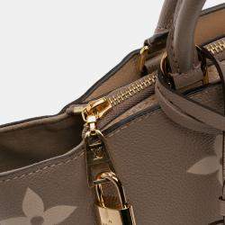 مملوكة مسبقًا Louis Vuitton Brown Bicolor Monogram Empreinte Giant Petit Palais