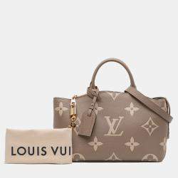 مملوكة مسبقًا Louis Vuitton Brown Bicolor Monogram Empreinte Giant Petit Palais