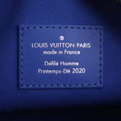 Pre Owned حقيبة لويس فيتون "سوفت ترنك ميسينجر" بنقوش السحاب الأزرق المونوغرامي