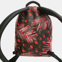 Pre Owned Louis Vuitton Brown Monogram Jungle Dots Palm Springs PM