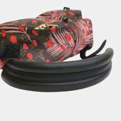 Pre Owned Louis Vuitton Brown Monogram Jungle Dots Palm Springs PM