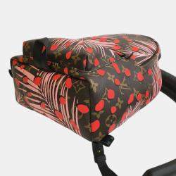 Pre Owned Louis Vuitton Brown Monogram Jungle Dots Palm Springs PM