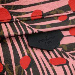 Pre Owned Louis Vuitton Brown Monogram Jungle Dots Palm Springs PM