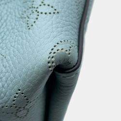 Pre Owned Louis Vuitton Blue Monogram Mahina Muria