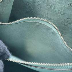 Pre Owned Louis Vuitton Blue Monogram Mahina Muria