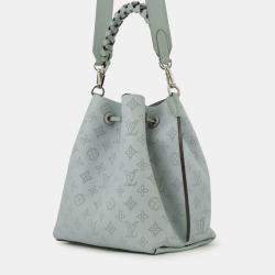 Pre Owned Louis Vuitton Blue Monogram Mahina Muria