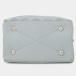 Pre Owned Louis Vuitton Blue Monogram Mahina Muria