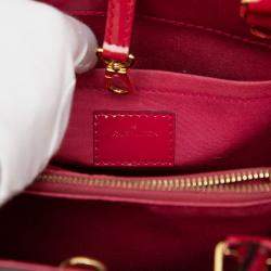 Pre Owned حقيبة لوي فيتون مونتيني فيرنيه مونوغرام حمراء BB