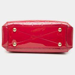 Pre Owned حقيبة لوي فيتون مونتيني فيرنيه مونوغرام حمراء BB