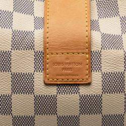 Pre Owned Louis Vuitton White Damier Azur Salina PM