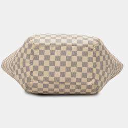 Pre Owned Louis Vuitton White Damier Azur Salina PM