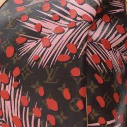 Pre Owned Louis Vuitton Brown Monogram Jungle Dots Keepall Bandouliere 50