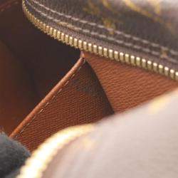 Pre Owned حقيبة لويس فيتون سيتي قماش مونوجرام بني كتف جلد متوسطة الحجم