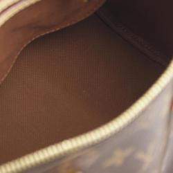 مملوكة مسبقًا حقيبة لوي فيتون سبيدي باندوليير 25 بوسطن جلد كانفاس مونوغرام بني