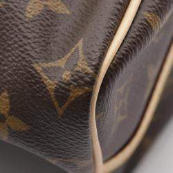 مملوكة مسبقًا حقيبة لوي فيتون سبيدي باندوليير 25 بوسطن جلد كانفاس مونوغرام بني