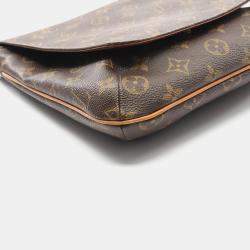 Pre Owned Louis Vuitton Musette Salsa Long Brown Monogram Canvas Shoulder Bag