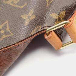 Pre Owned Louis Vuitton Musette Salsa Long Brown Monogram Canvas Shoulder Bag