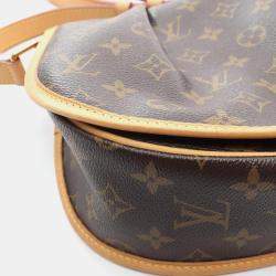 مملوكة مسبقًا Louis Vuitton Menilmontant PM Brown Monogram Canvas Leather Crossbody Bag