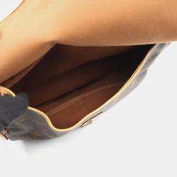 Pre Owned Louis Vuitton Saumur 30 Brown Monogram Canvas Shoulder Bag