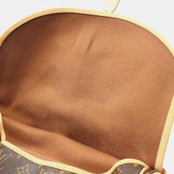 Pre Owned Louis Vuitton Saumur 30 Brown Monogram Canvas Shoulder Bag