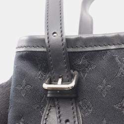 مملوكة مسبقًا Louis Vuitton Bucket Black Monogram Satin Shoulder Bag