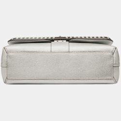 Pre Owned حقيبة لوى فيتون فضية ميتاليكية كوير بلوم إكوم فيري تشين