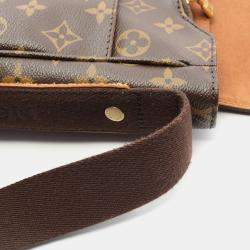 Pre Owned Louis Vuitton Beaubourg MM Brown Monogram Canvas Messenger Bag