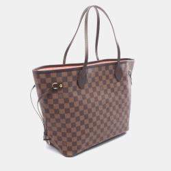 مملوكة مسبقًا Louis Vuitton Neverfull MM Damier Ebene Canvas Tote Bag