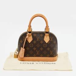 Pre Owned Louis Vuitton Monogram Canvas Alma BB Bag