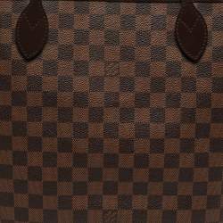 مملوكة مسبقًا Louis Vuitton Neverfull MM Damier Ebene Canvas Bag