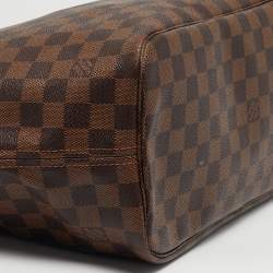 مملوكة مسبقًا Louis Vuitton Neverfull MM Damier Ebene Canvas Bag