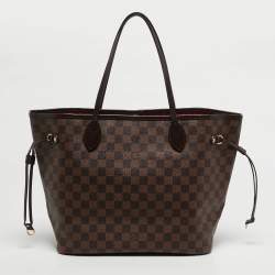 مملوكة مسبقًا Louis Vuitton Neverfull MM Damier Ebene Canvas Bag