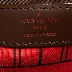 مملوكة مسبقًا Louis Vuitton Neverfull MM Damier Ebene Canvas Bag