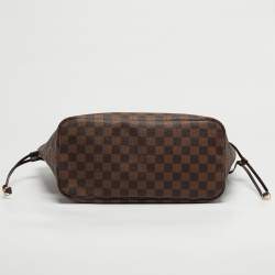 مملوكة مسبقًا Louis Vuitton Neverfull MM Damier Ebene Canvas Bag