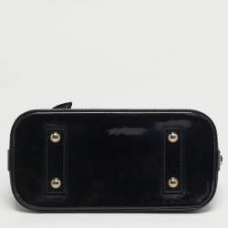 Pre Owned Louis Vuitton Alma BB Black Electric Epi Leather Bag