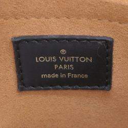 Pre Owned Louis Vuitton On My Side Noir Monogram Calf Leather Size Mm