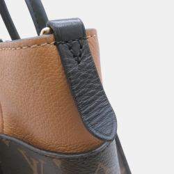 Pre Owned Louis Vuitton On My Side Noir Monogram Calf Leather Size Mm