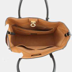 Pre Owned Louis Vuitton On My Side Noir Monogram Calf Leather Size Mm