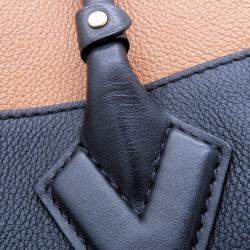 Pre Owned Louis Vuitton On My Side Noir Monogram Calf Leather Size Mm