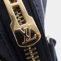 مملوكة مسبقًا Louis Vuitton Speedy Bandouliere Black Bicolor Monogram Empreinte Leather Size 25