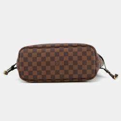 مملوكة مسبقًا Louis Vuitton Neverfull Brown Damier Ebene Canvas Size Pm